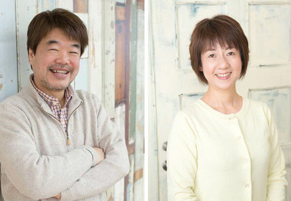 フォトスタジオ若葉スタッフ:安西由博(左)と安西香澄(右)の写真