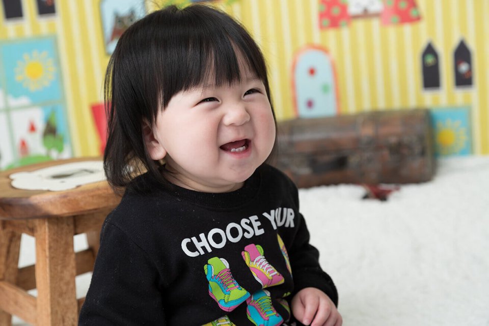 小林聖也の赤ちゃん写真を拡大表示する