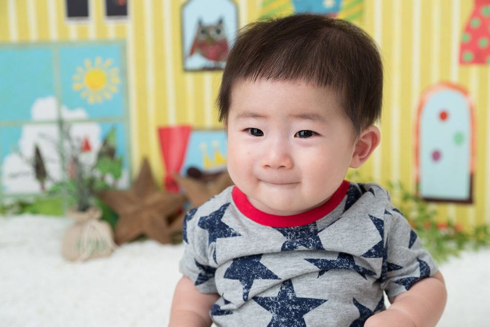 松田誉の赤ちゃん写真を拡大表示する